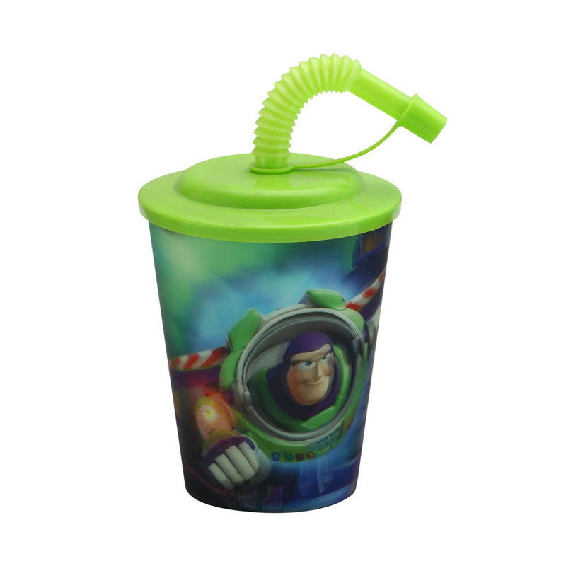 GJ-118-3 14OZ Cup With Lid And Straw